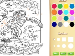游戏Sea Animal Coloring Book