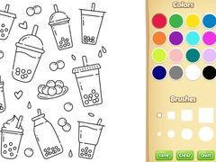 游戏Cute Boba Coloring Book for Kids