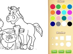 游戏Farm Animals Coloring Book for Kids