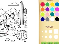 游戏Desert Animals Coloring Book for Kids