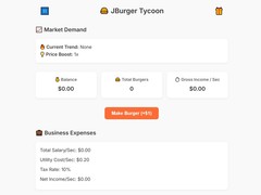 游戏Jburger Tycoon