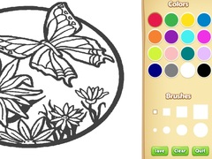游戏Butterfly Coloring Book For Kids