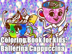 游戏Coloring Book for kids: Ballerina Cappuccina 