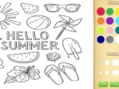 游戏Hello Summer Coloring Book for Kids