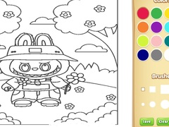 游戏Cute Labubu Coloring Book for Kids