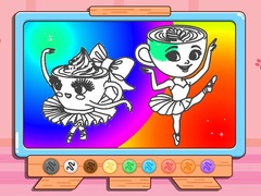 游戏Coloring Book: Ballerina Cappuccin