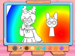 游戏Coloring Book: Pinki Sprunki Makeover