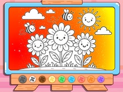 游戏Coloring Book: Happy Flower
