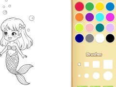 游戏Mermaid Coloring Book For Kids
