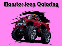游戏Monster Jeep Coloring