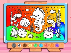 游戏Coloring Book: Kawaii Sea Animals