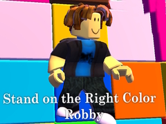 游戏Stand on the Right Color Robby