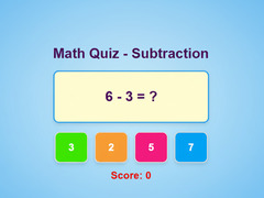 游戏Math Quiz - Subtraction