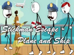 游戏Stickman Escape - Plane and Ship