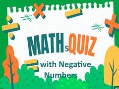 游戏Maths Quiz with Negative Numbers