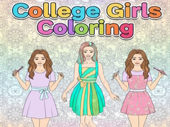 游戏College Girls Coloring