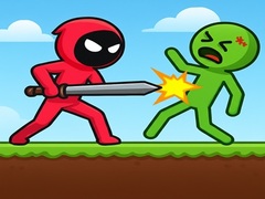 游戏Red Stickman vs Monster School