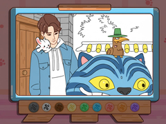 游戏Coloring Book: Kpop Jinu & Blue Tiger