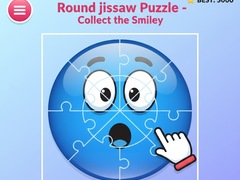 游戏Round jigsaw Puzzle - Collect the Smiley