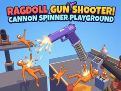 游戏Ragdoll Gun Shooter! Cannon Spinner Playground