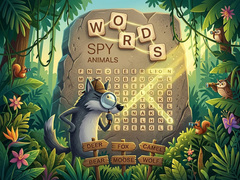 游戏Words Spy. Animals