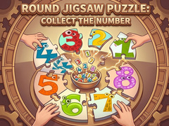 游戏Round jigsaw Puzzle - Collect the Number
