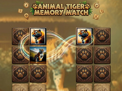 游戏Animal Tiger Memory Match