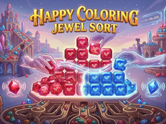 游戏Happy Coloring Jewel Sort