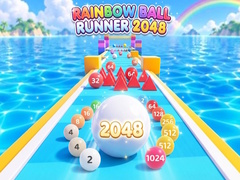 游戏Rainbow Ball Runner 2048