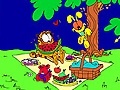 游戏Garfield online coloring